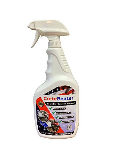 Concrete Dissolver and Remover 32 fl oz Trigger Spray by CreteBeater ...