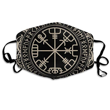 Comfortable Adjustable Black Celtic Viking Design Magical Runic Compass ...