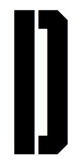 24x36 Large Army Block Letter Stencil from 4 Ply Mat Board -Army Block ...
