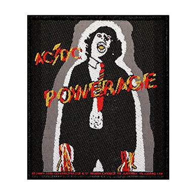 AC DC ACDC Powerage Album Cover Art Patch Hard Rock Music Woven Sew On ...