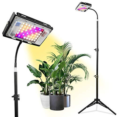 Grow Lights with Stand Lordem Full Spectrum 150W LED Floor Plant Light ...