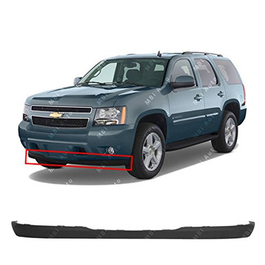 MBI AUTO - Textured Black Lower Front Valance Air Deflector for 2007 ...