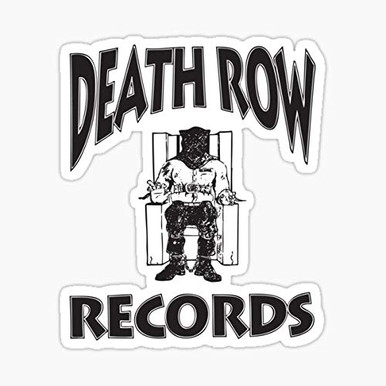 Death Row Records Sticker - Sticker Graphic - Auto Wall Laptop Cell ...