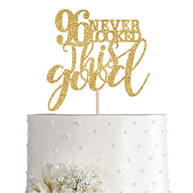 Gold-Glitzer Konfetti-Set Für Den 96. Geburtstag – 200 Stück Mit Zahlen & Kreisen Für Die Tischdekoration