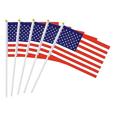 Small American Flags on Stick 4x6 Inch Small US Flags Mini American ...