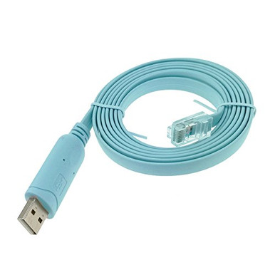 KUMEED 6Ft FTDI RS232 USB to RJ45 Serial for Cisco Console Rollover ...