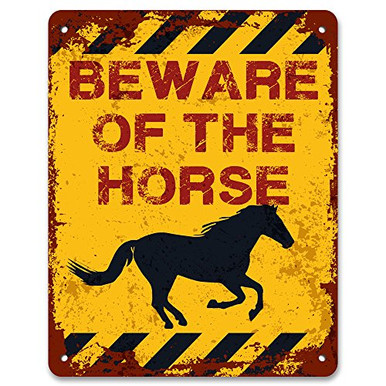 Print Crafted - Pas op voor de hagedis | Vintage Metal Garden Warning Sign