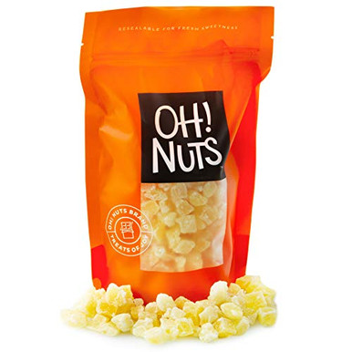 Oh Nuts Diced Dried Pineapple Bulk Bag of Fresh Sweet Dehydrated Sliced ...