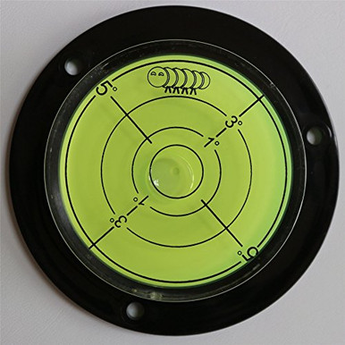 Flanged Circular Angle Large Spirit Bubble Level (Green Liquid) 80mm ...