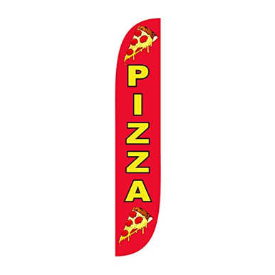 Lookourway Bandiera Piuma Pieghevole Gigante 3.6 Metri | Stendardo Promozionale Per Eventi, Negozi E Fiere | Alta Visibilità