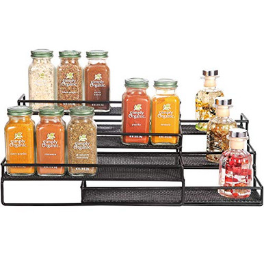 Urban Deco 3 Tier Spice Rack Expandable Spice Rack Organizer for ...