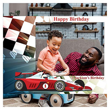 Personalized Race Car Photo Booth Prop - sizes 36x24 48x36 Custom ...