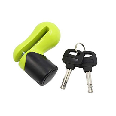 uxcell Green Black Motorcycle Motorbike Safety Security Disc Lock ...