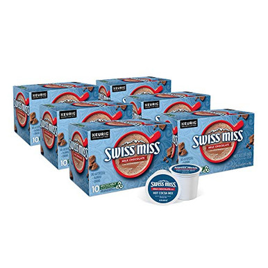 Swiss Miss Milk Chocolate Hot Cocoa Keurig Single Serve K Cup Pods ...