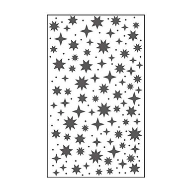 Vaessen Creative Mini Embossing Folder Starry Sky for Adding Texture ...