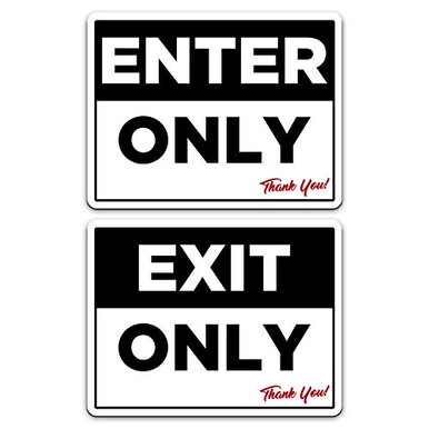 Put Only Sign Enter Only and Exit Only Signs for Your Business Signs for Your Office ...
