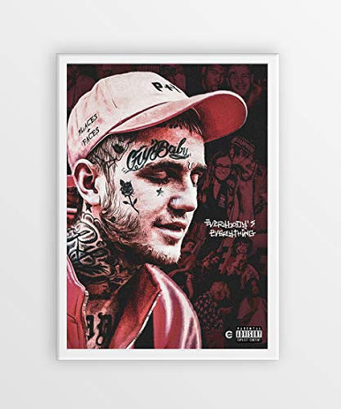 LiL PEEP everybodys everything poster Lil Peep wall art decor Lil Peep ...