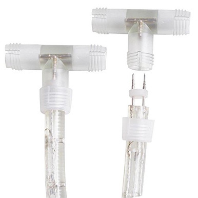 Delight 2 Wire 1 2 inch Compression T-Connector 10 Pieces PVC for LED ...