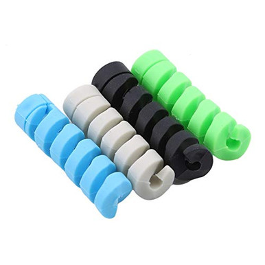 Flybloom 4PCS Spiral Data Cable ProtectorCord Identification CoverC ...