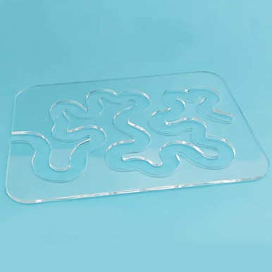 Meander Quilting Rulers Templates Free Motion Sewing Machine Quilting ...