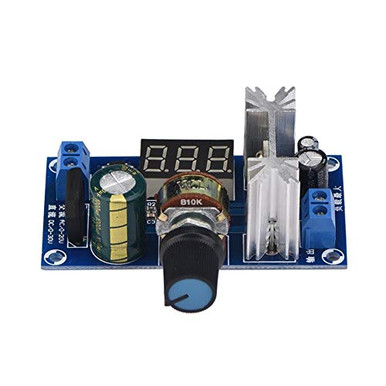 Digital Display Voltage Regulator LM317 Adjustable Voltage Control ...
