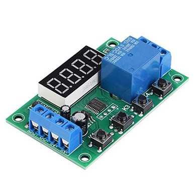 LED Timer RelayDisplay 5V 12V 24V On/Off Time Delay Relay Module One ...