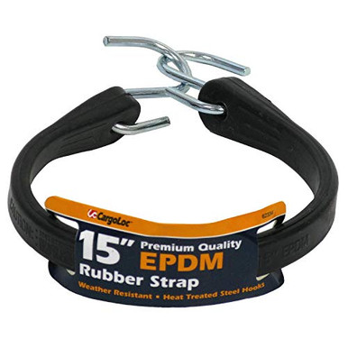 CargoLoc 62334 15 inch Epdm Rubber Strap with Steel Hooks ...