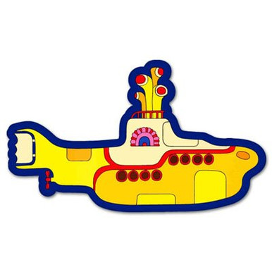 The Beatles Yellow Submarine Vinyl Car Sticker - Die-Cut Decal, Multiple Sizes Available