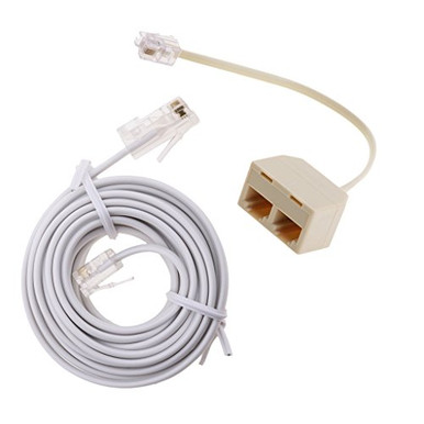 Telephone RJ11 to RJ45 -6P4C-8P4C- Network to Telephone Cable Modem ...