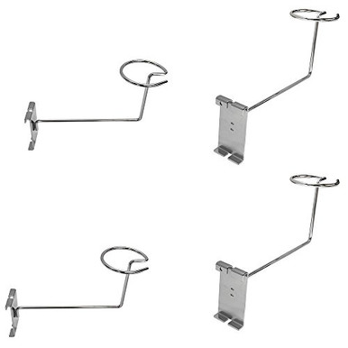 Prolinemax 4 Pc Chrome Hat Racks Wire Grid Wall Cap Slat Panels ...