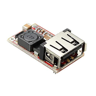 Adattatore Convertitore USB 12V A 5V 3A: Modulo Caricabatterie Doppia Porta Per Auto - 2