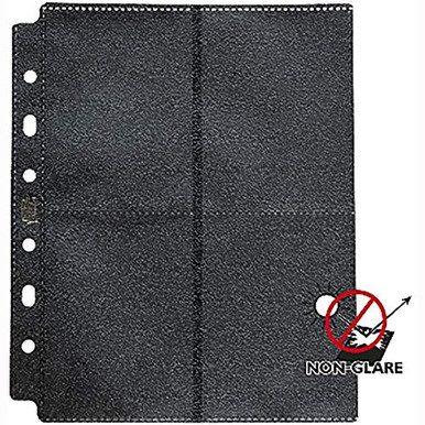 Non-Glare 50 Pack Dragon Shield 8 Pocket Binder Pages Card Storage for ...