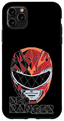 iPhone 11 Pro Max Power Rangers Red Ranger Polygon Big Face Case ...