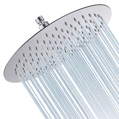 Rain Shower Head 12 Inch Large Round High Pressure ShowerheadUltra Thin ...