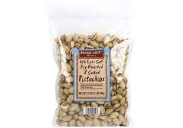 Trader Joes 50 percent Less Salt Dry Roasted and Salted Pistachios 16 ...