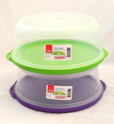 Set of 2 Click Home Design Cake Keeper (assorted colors ...