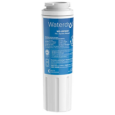 Filtres à Eau Waterdrop UKF8001 – Pack De 6, Compatibles EveryDrop, Whirlpool, Etc.