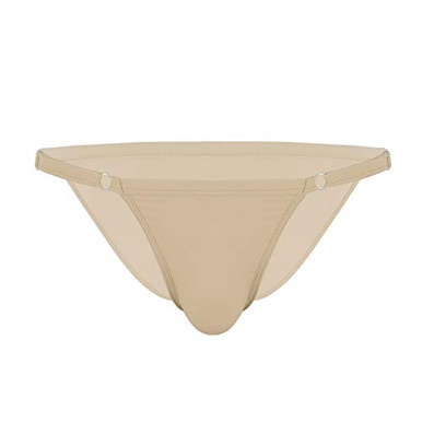 1 String Brief inlzdz Mens Comfortable Silky Bugle Pouch Briefs Tanga Low Rise String ...