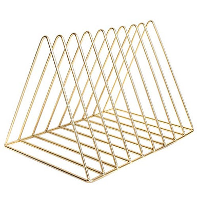 Triangle File Folder Racks and Magazine Holder10 Lattice Metal ...