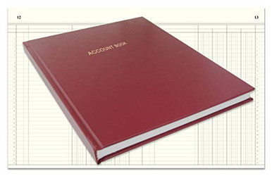 BookFactory Account Book/Ledger Book/Accounting Ledger/Account Notebook ...