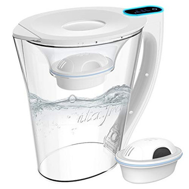 Water Filter Pitcher with Visible Water Quality Display Small Pitcher ...
