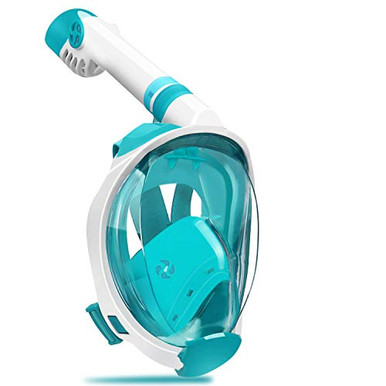 QingSong Full Face Snorkel Mask Snorkeling Gear with Camera Mount ...