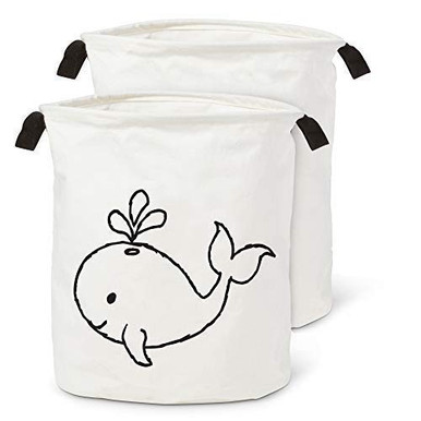 Premium Laundry Basket Hamper - Baby Nursery Blanket Storage ...