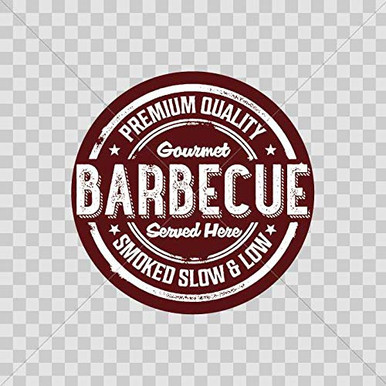Vinyl Sticker Decal Barbecue Barbeque BBQ Barby Cooking Smoked Roasting ...