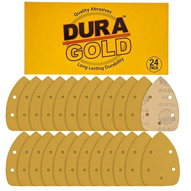 Dura-Gold - Premium Hook and Loop - 80 Grit 5-Hole Hook and Loop ...