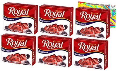 Black Raspberry Jello Box Royal Blackberry Gelatin Jello Shot Bundle. Bundle Includes Six (6) 1 ...