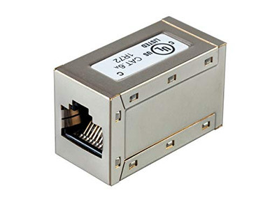 Silver Line Rj45 Monoprice Shielded Straight Through Cat6A RJ45 in-Line Coupler - Silver ...