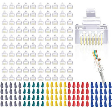 rj45 connectors,cat 6 rj45 connectors kit cat6 rj45 connectors rj45 ...