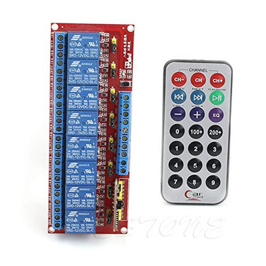 MALLdor 12V Multi-Function 8-Channel Relay Module Bidirectional ...