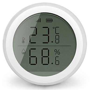 Haudang Tuya ZigBee Smart Home Temperature and Humidity Sensor with LED ...